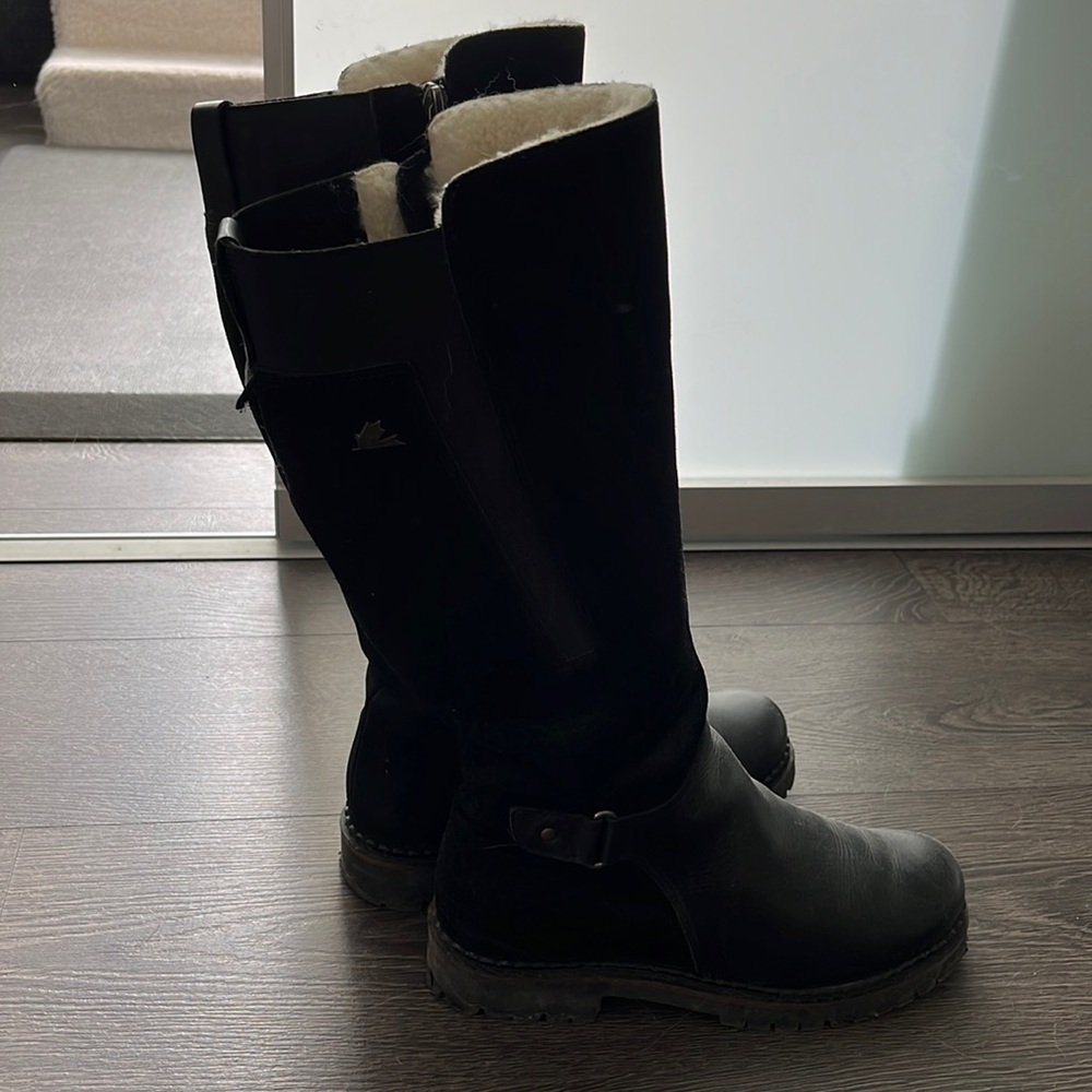 Pajar leather and suede winter boots - Picture 3 of 10